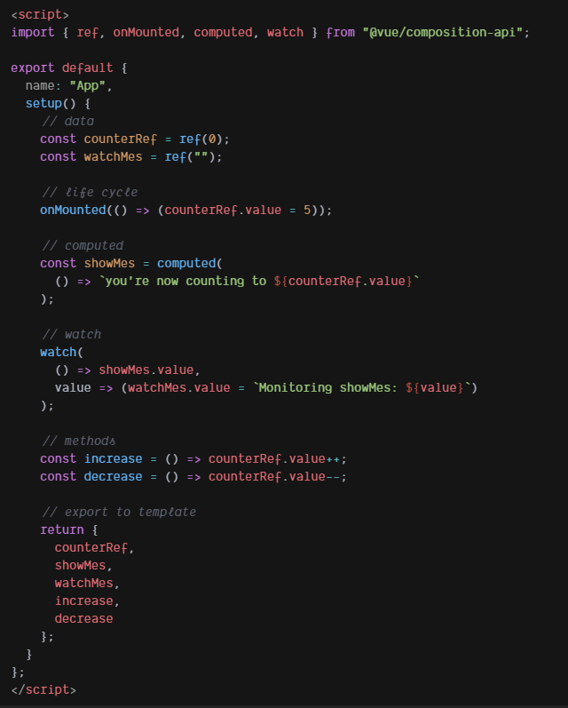 左圖：使用 Options 方式組織程式邏輯；右圖：使用 Composition 方式組織邏輯